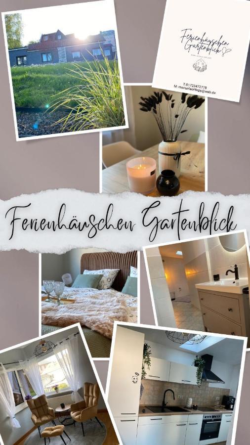 Ferienhaeuschen Gartenblick フリードリッヒローダ エクステリア 写真